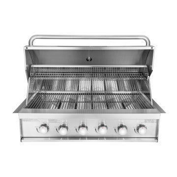 Outdoor Cooking Station 5 Burner Built-In Gas Grill